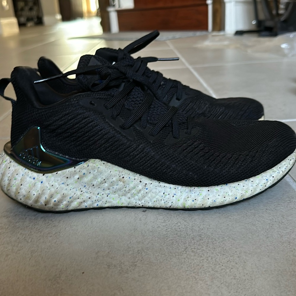 Adidas AlphaBoost Black Iridescent shoes - men’s size 9